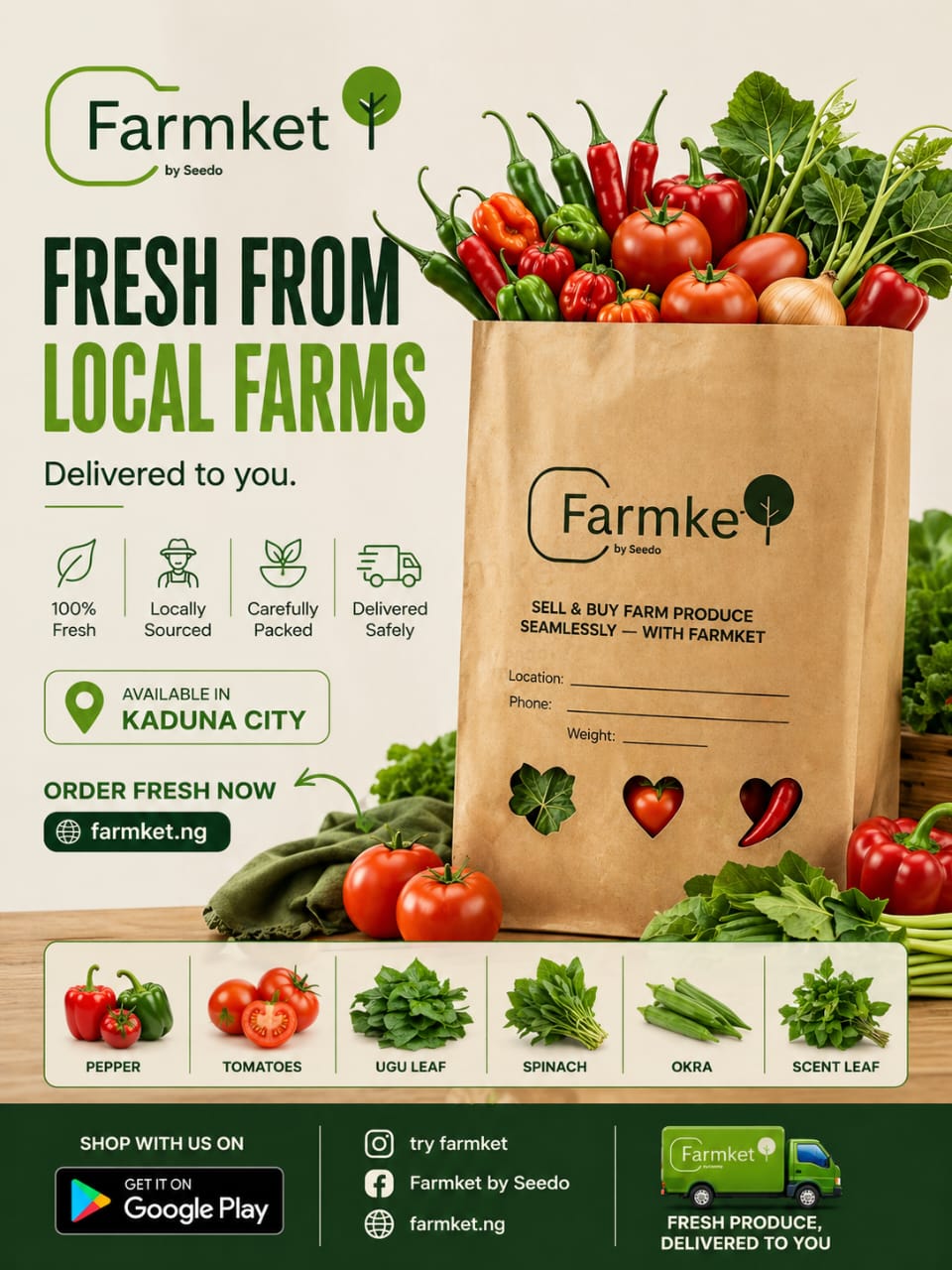 Fresh farm produce