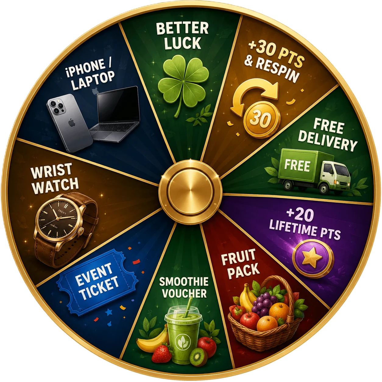 FarmPoints prize wheel